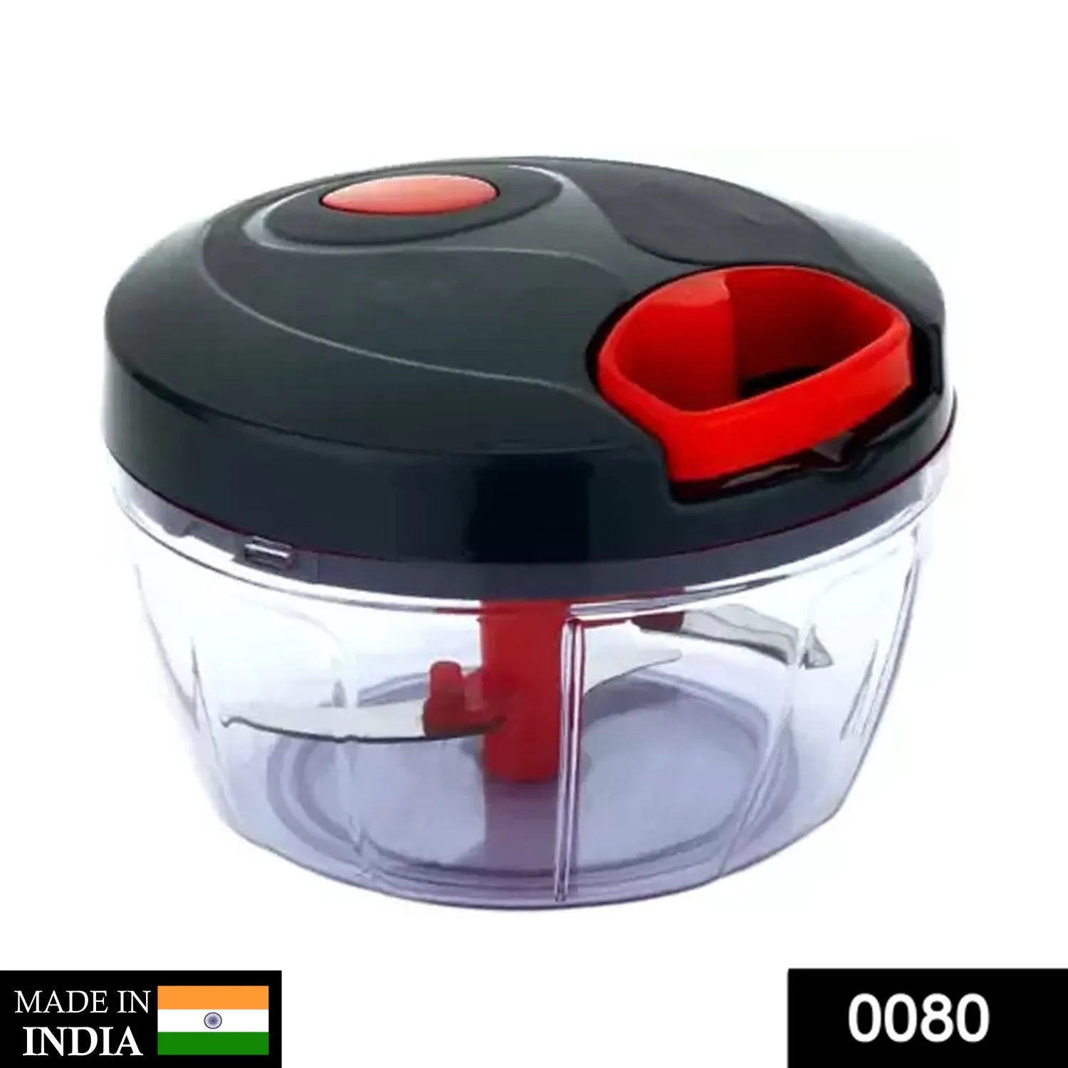 080 Manual Food Chopper, Compact & Powerful Hand Held Vegetable Chopper / Blender