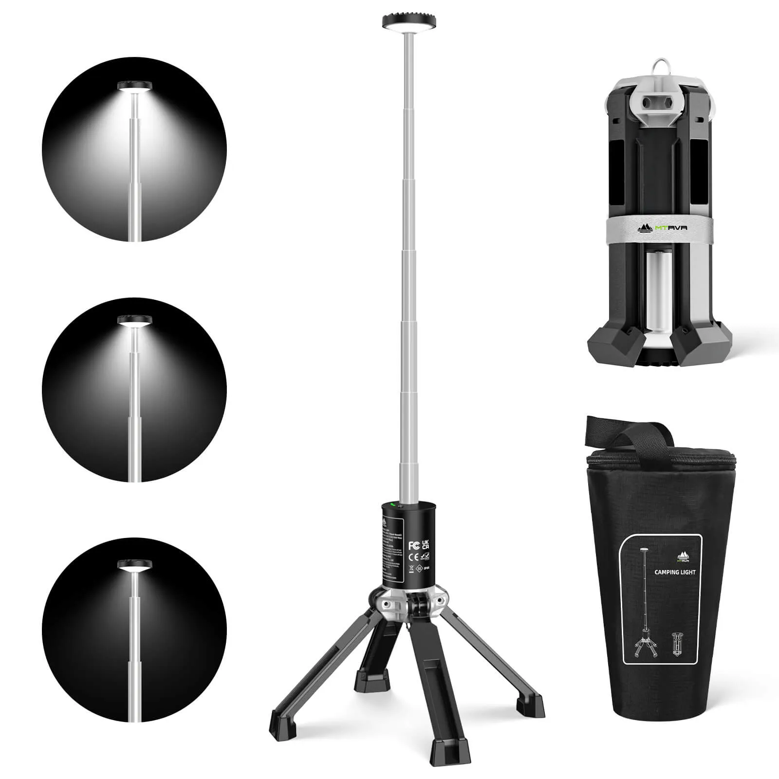 2-Pack: 1xShort Table 1xLight
