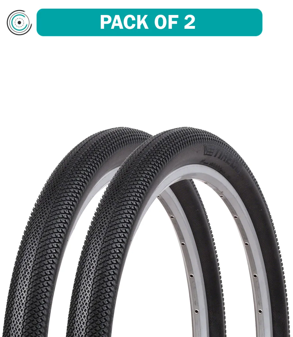 2 Pack Vee Tire Co. Speedster Tire 700 x 35 Tubeless Folding Black 120tpi B316319