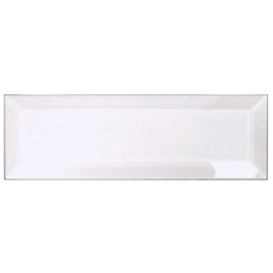 2 x 6 Inch Clear Rectangle Shaped Glass Bevels - Pack of 5
