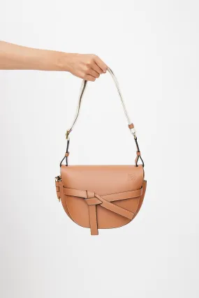 2022 Brown Small Gate Crossbody Bag
