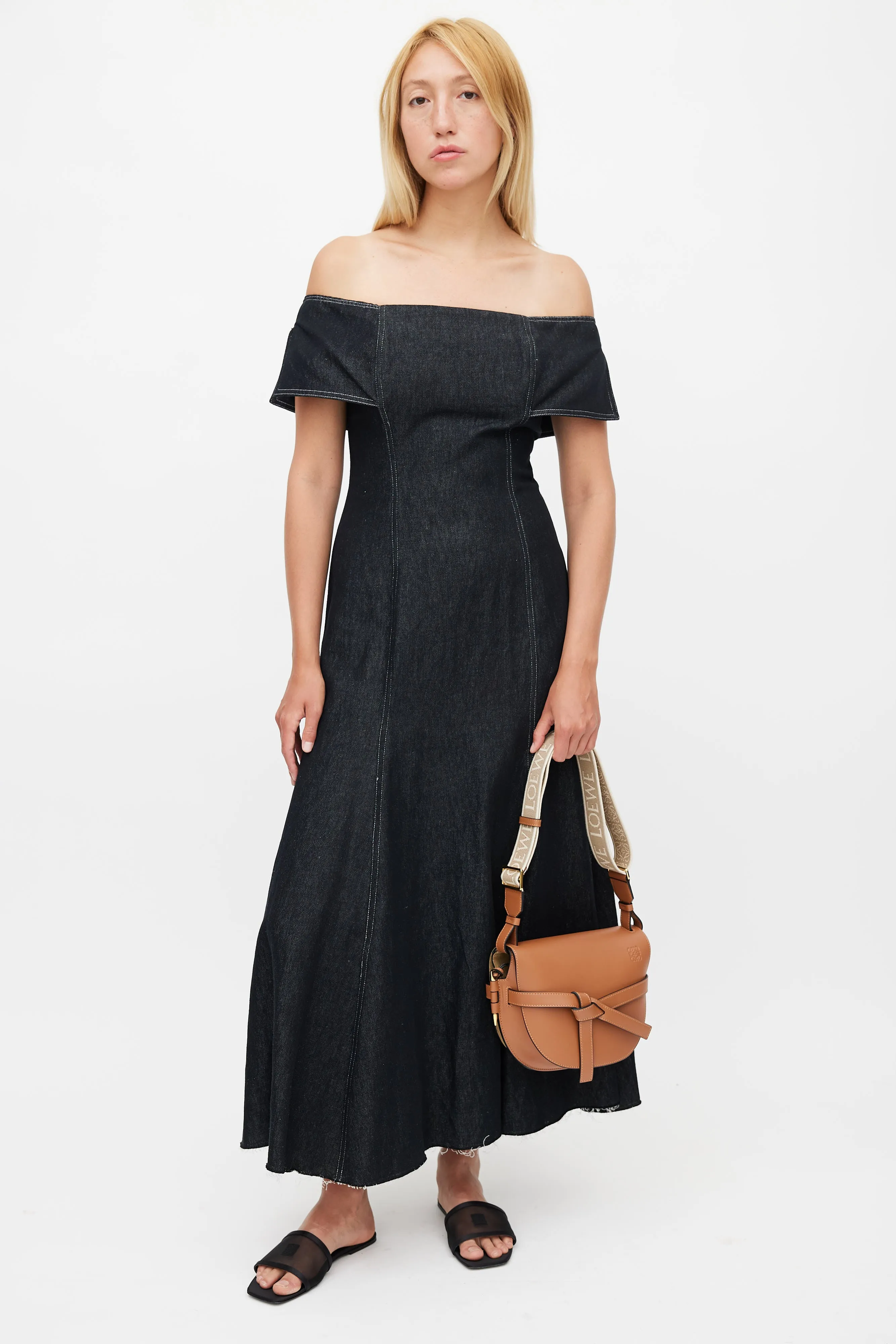 2022 Brown Small Gate Crossbody Bag