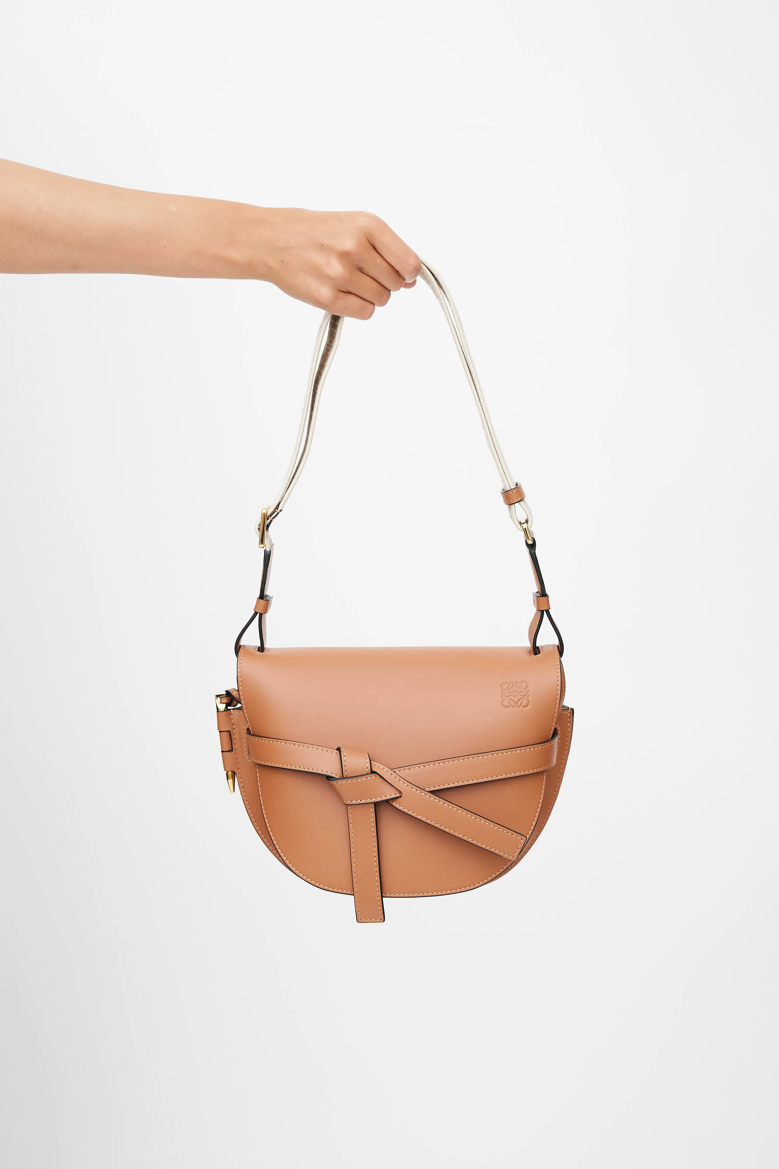 2022 Brown Small Gate Crossbody Bag