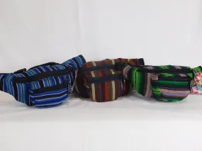 3 pocket fanny pack in native Ikat