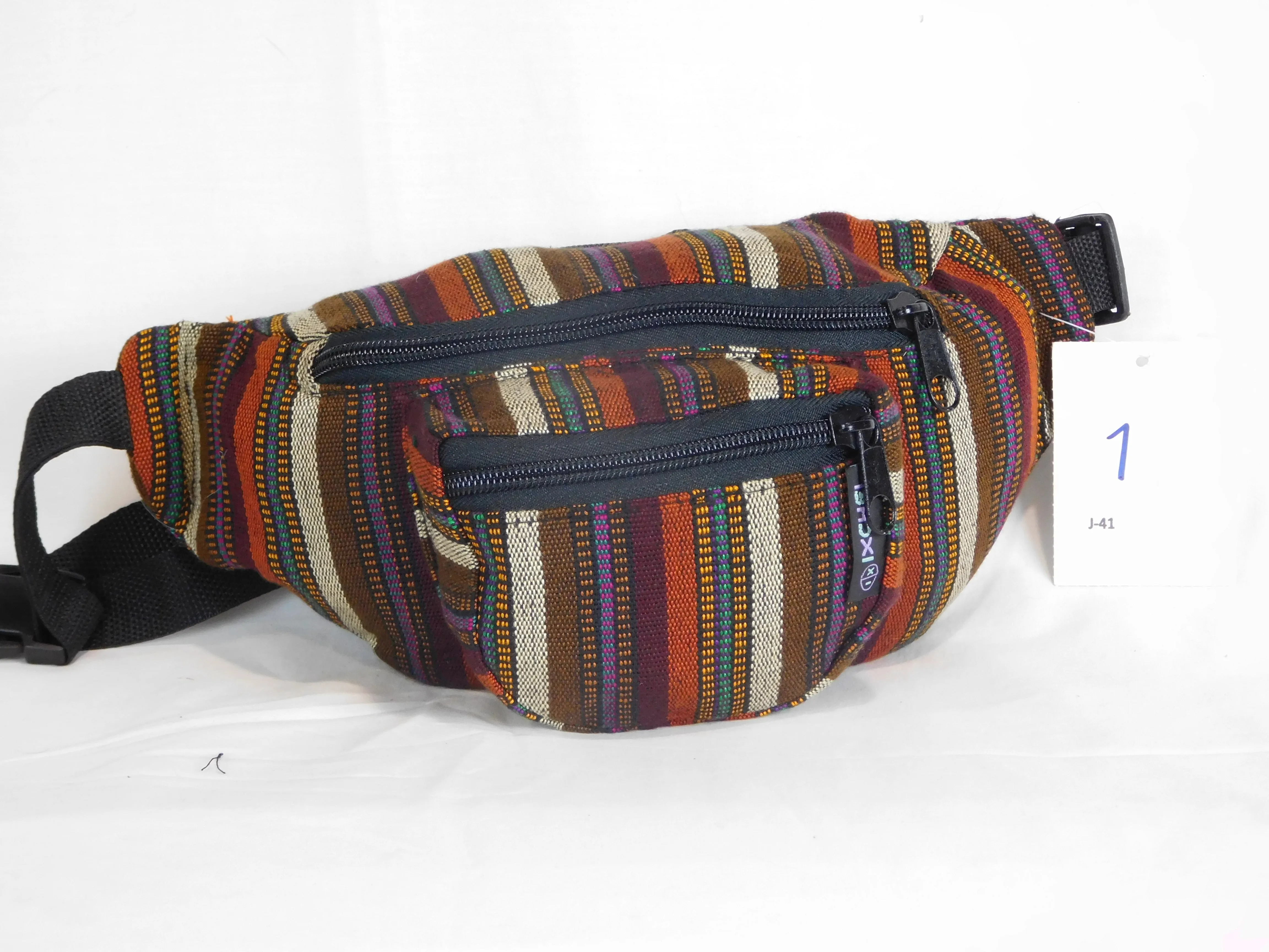 3 pocket fanny pack in native Ikat
