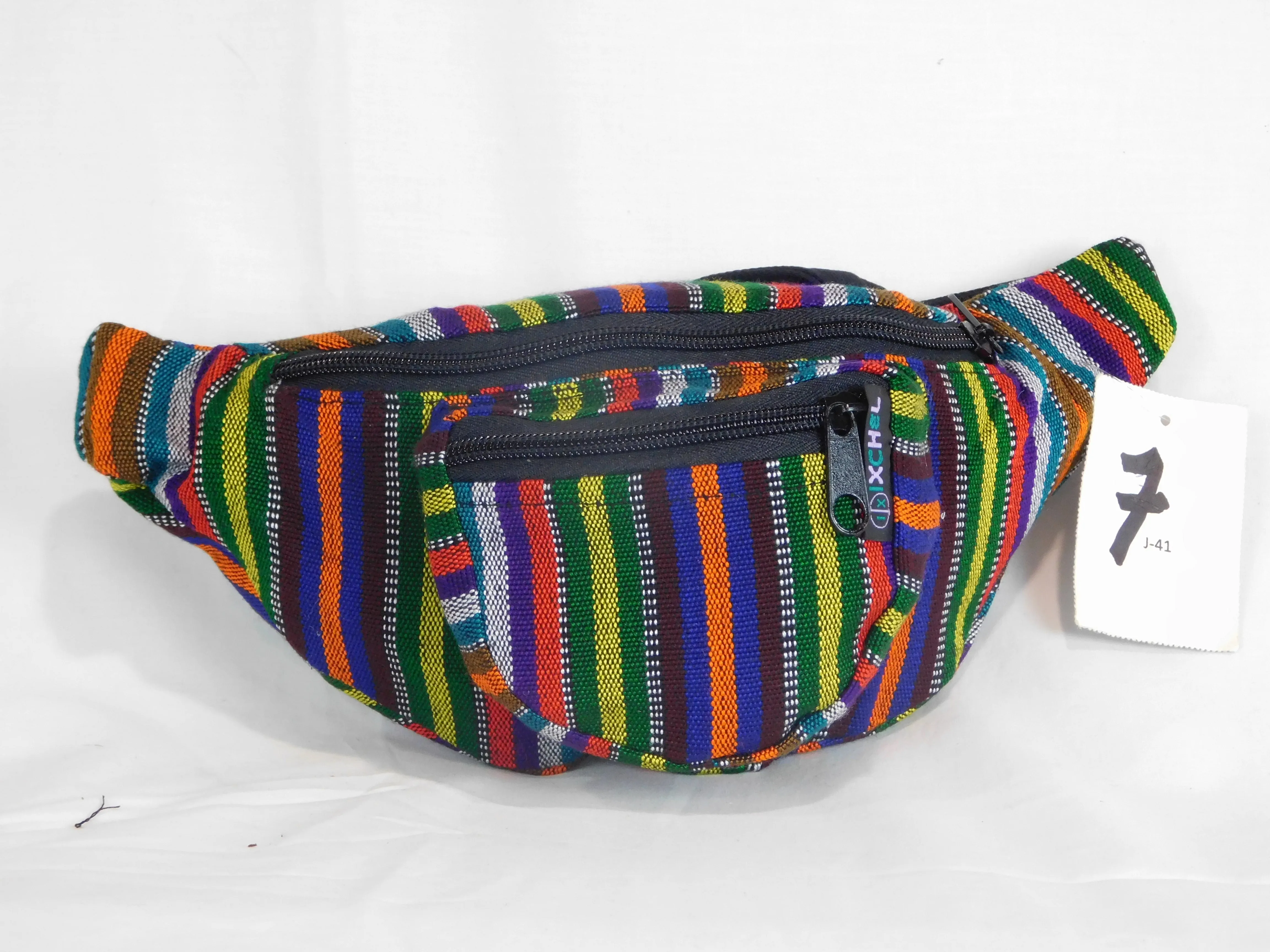 3 pocket fanny pack in native Ikat