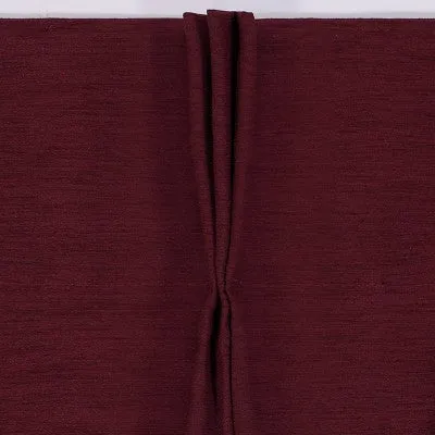 95"x25" Serendipity 5 Pinch Pleat Light Filtering Curtain Panel Cabernet - Waverly