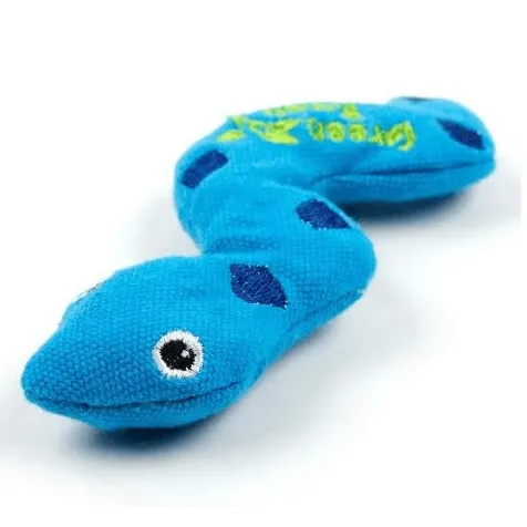 AFP Green Rush Silly Snake Catnip Toy