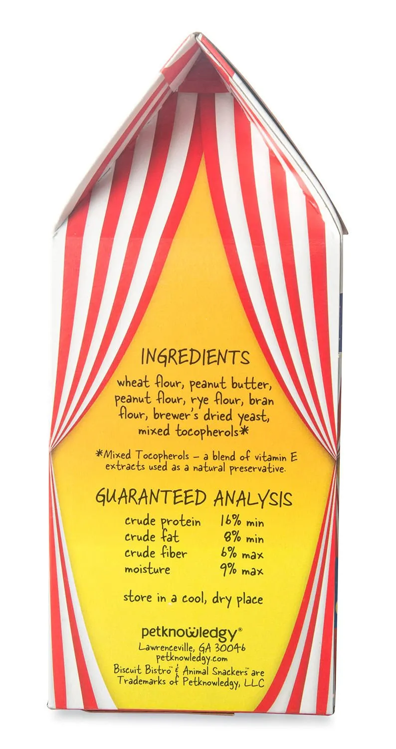 Animal Snackers, Peanut Butter, 12 oz