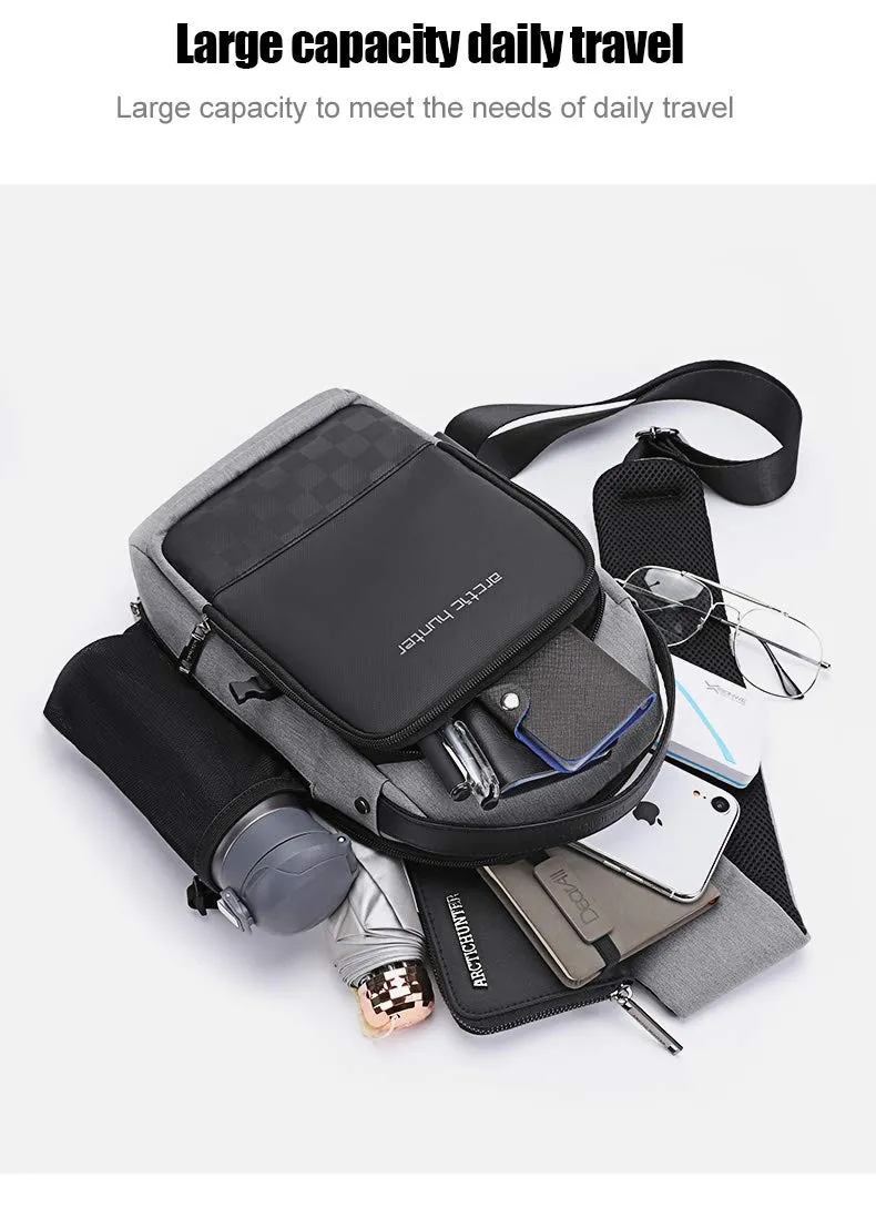 Arctic Hunter XB00105 Messenger Sling Bag(Black)