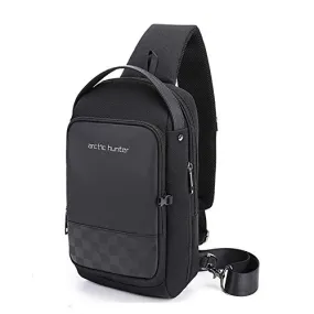 Arctic Hunter XB00105 Messenger Sling Bag(Black)