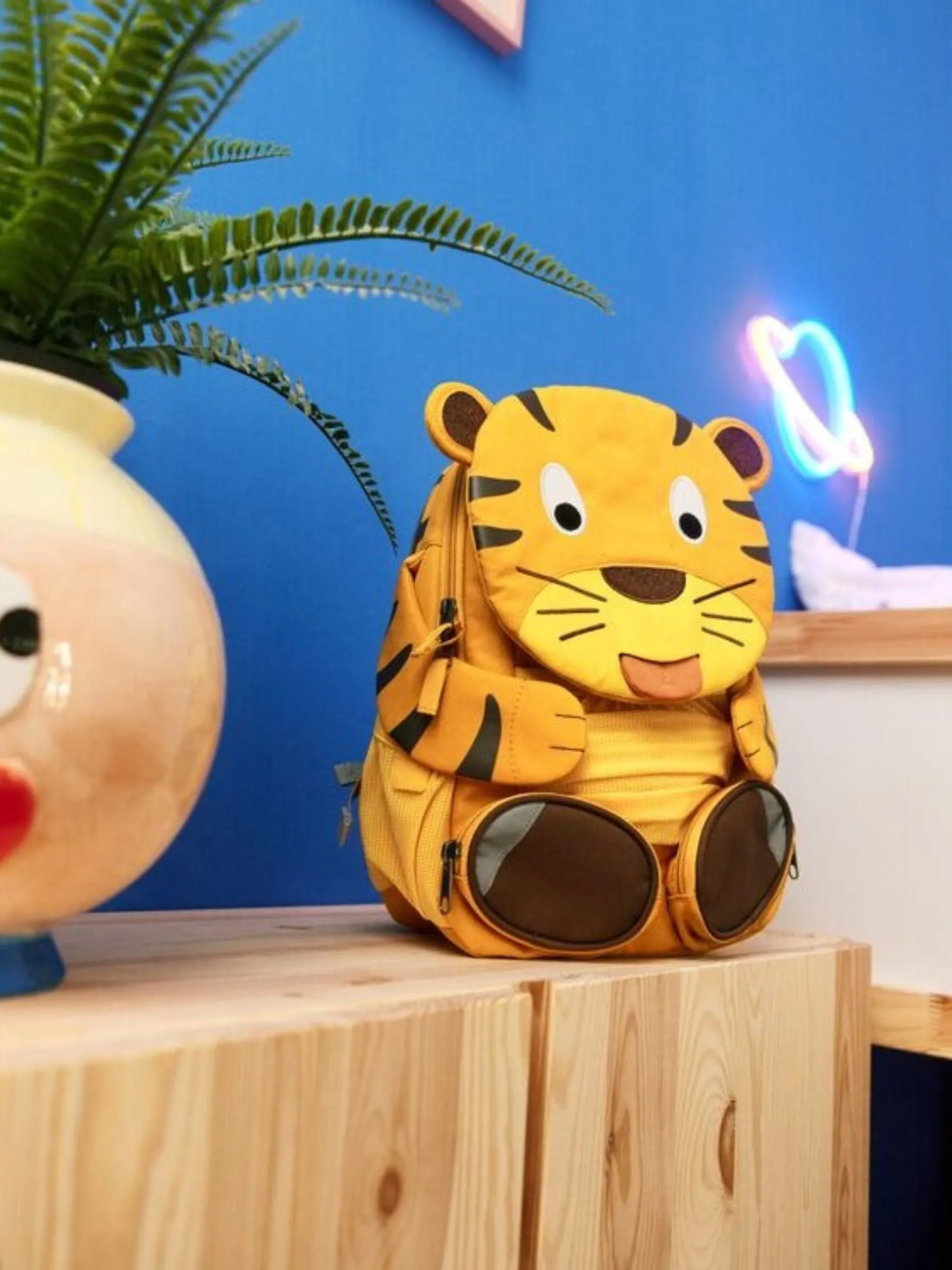 Backpack Big Friend Tiger in Recycled Polyester | Affenzahn