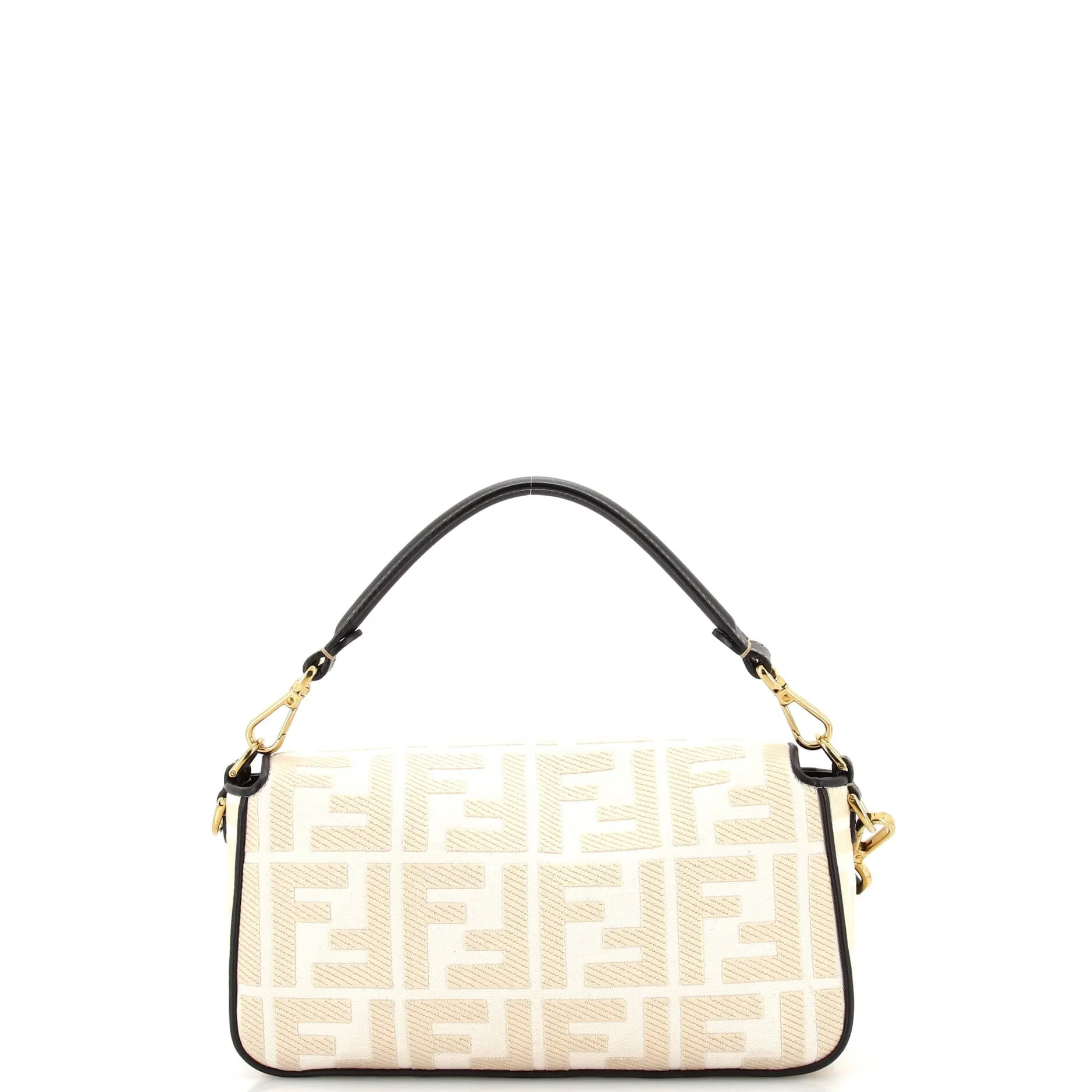 Baguette NM Bag Zucca Embroidered Canvas Medium