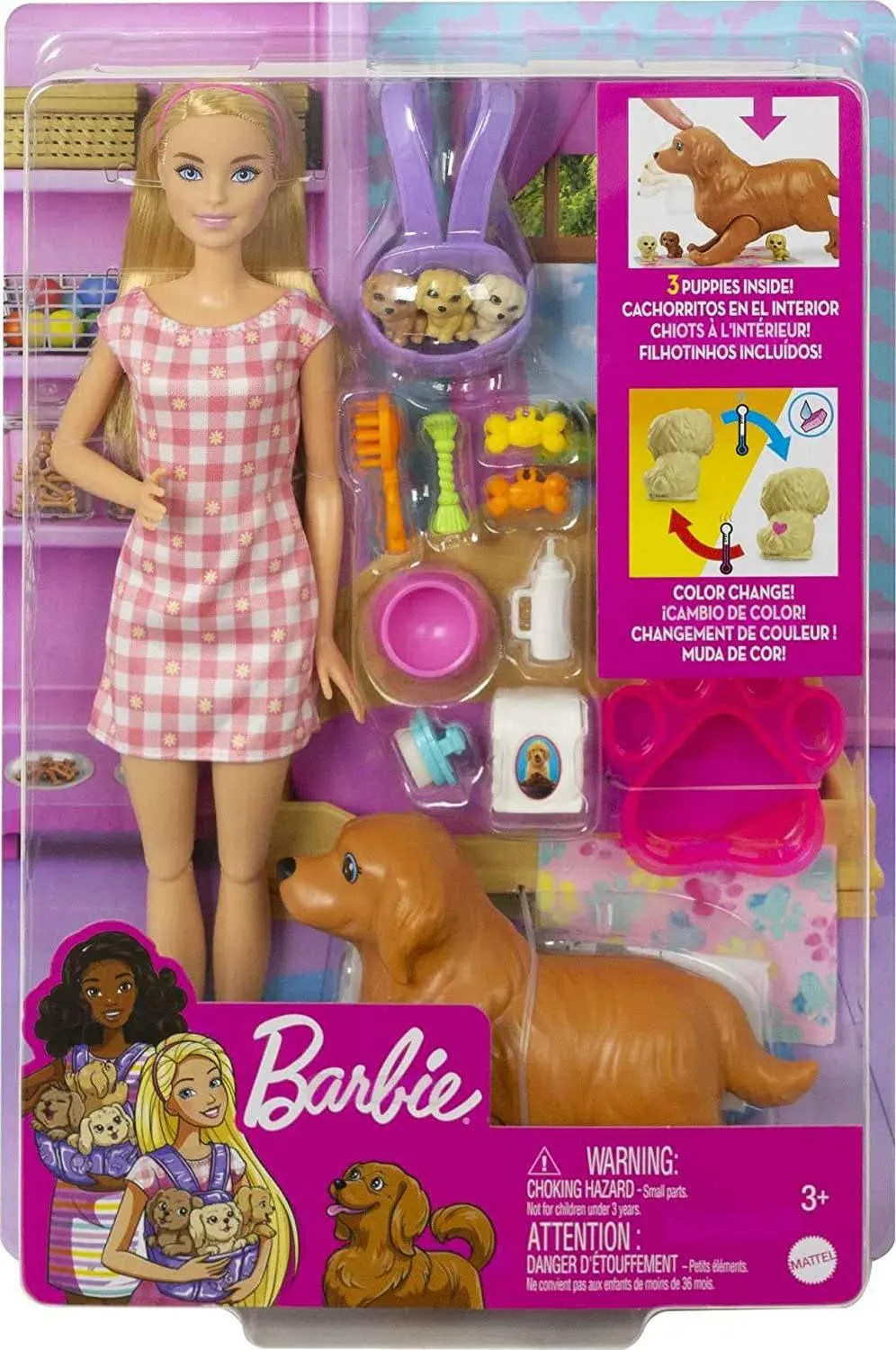 Barbie Newborn Pups 2.0 - Blonde  HCK75