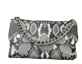 Bari Lynn Snakeskin Belt/Shoulder Bag