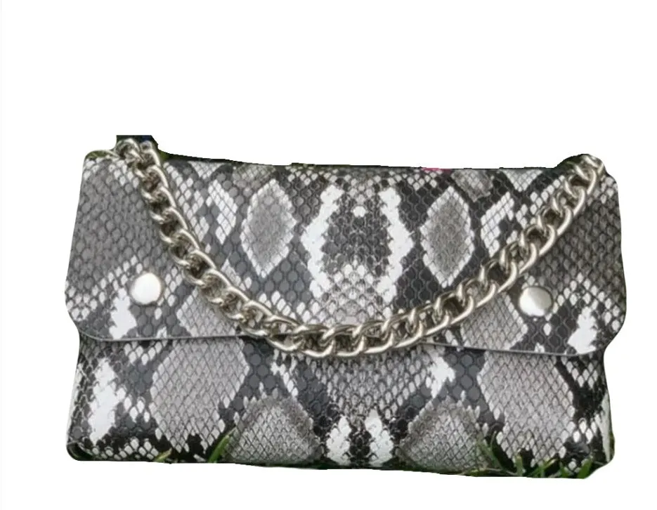 Bari Lynn Snakeskin Belt/Shoulder Bag