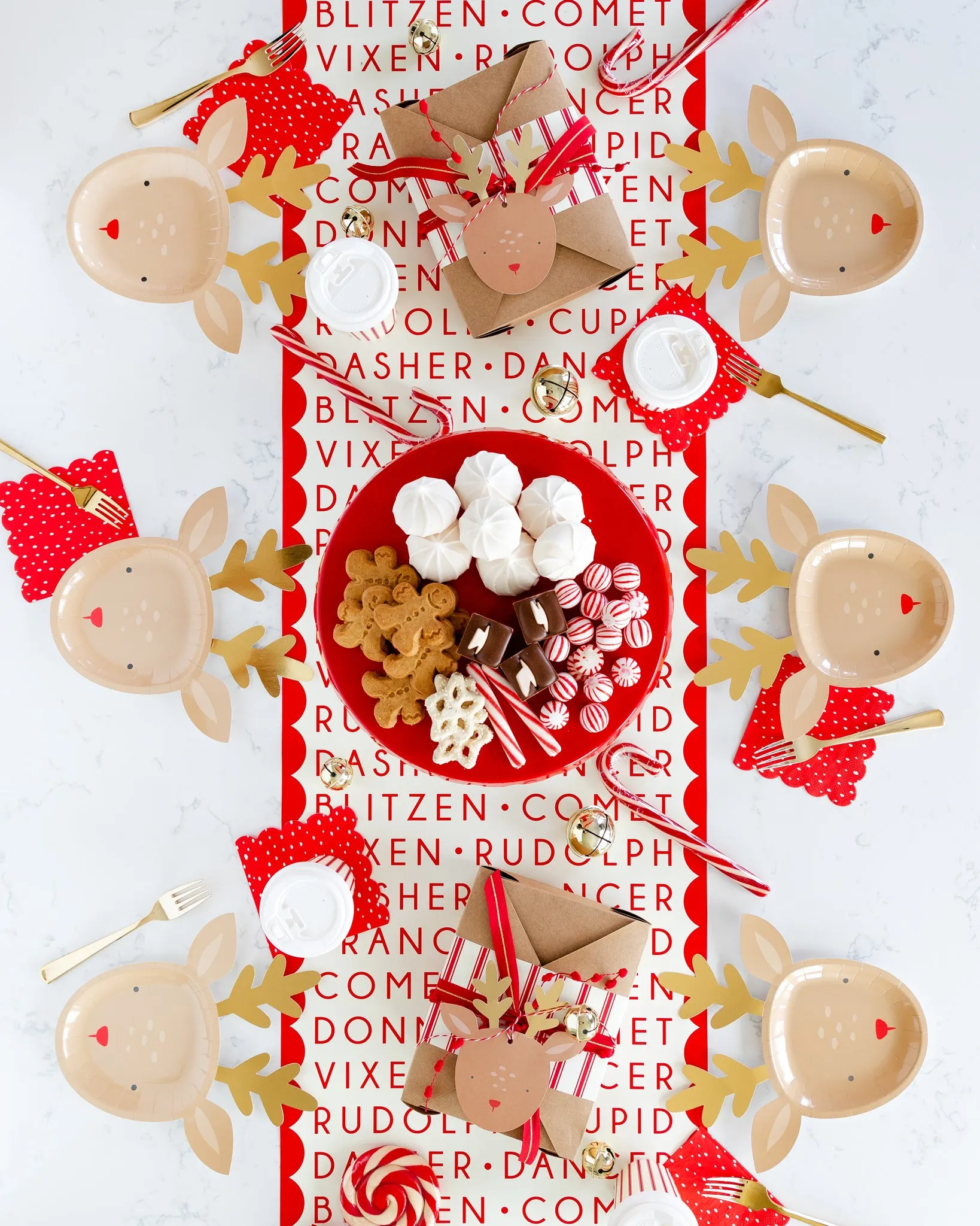 BEC845 - Dear Rudolph Reindeer Plate