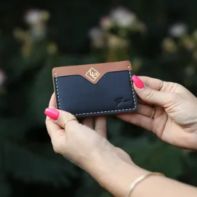 Bespoke Wallet - Black and Tan