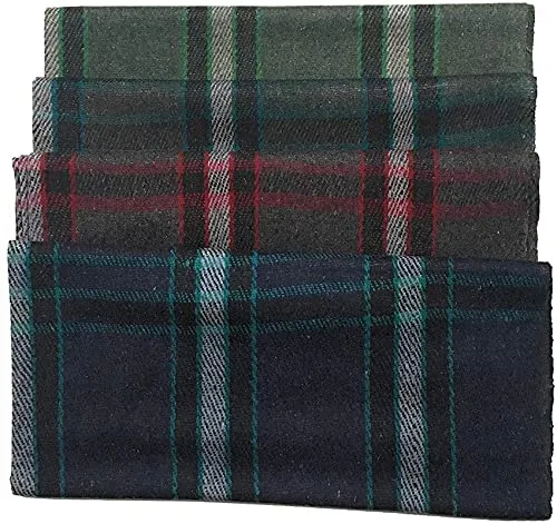 Bezzilish Home Woolen Relief Blankets for Donation - Size 50 X 82 inch (Multicolor)-Pack of 4
