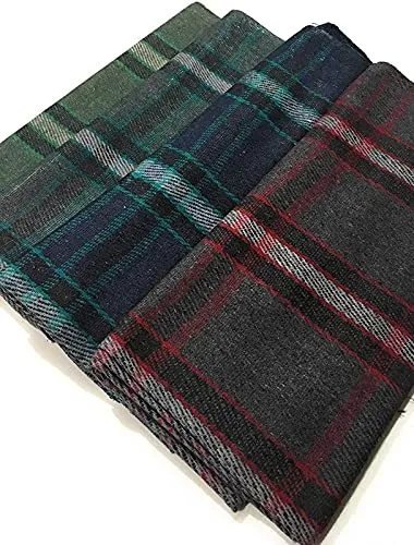Bezzilish Home Woolen Relief Blankets for Donation - Size 50 X 82 inch (Multicolor)-Pack of 4