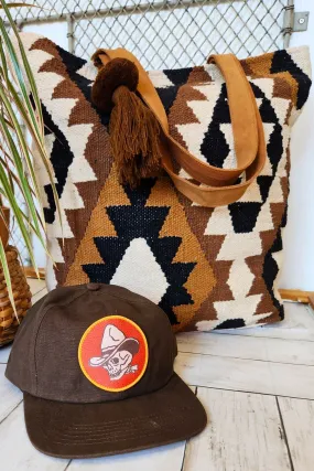 Black & Tan Aztec Tote Bag