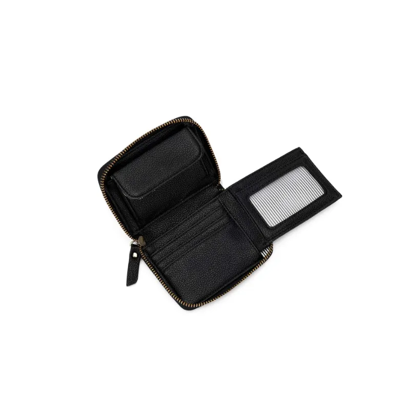 Black Caviar Design Mya Mini Wallet - Black