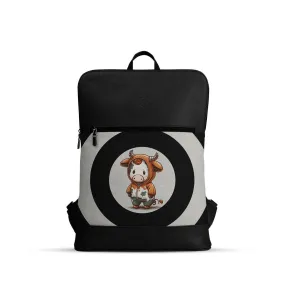 Black Orbit Laptop Backpack Cow