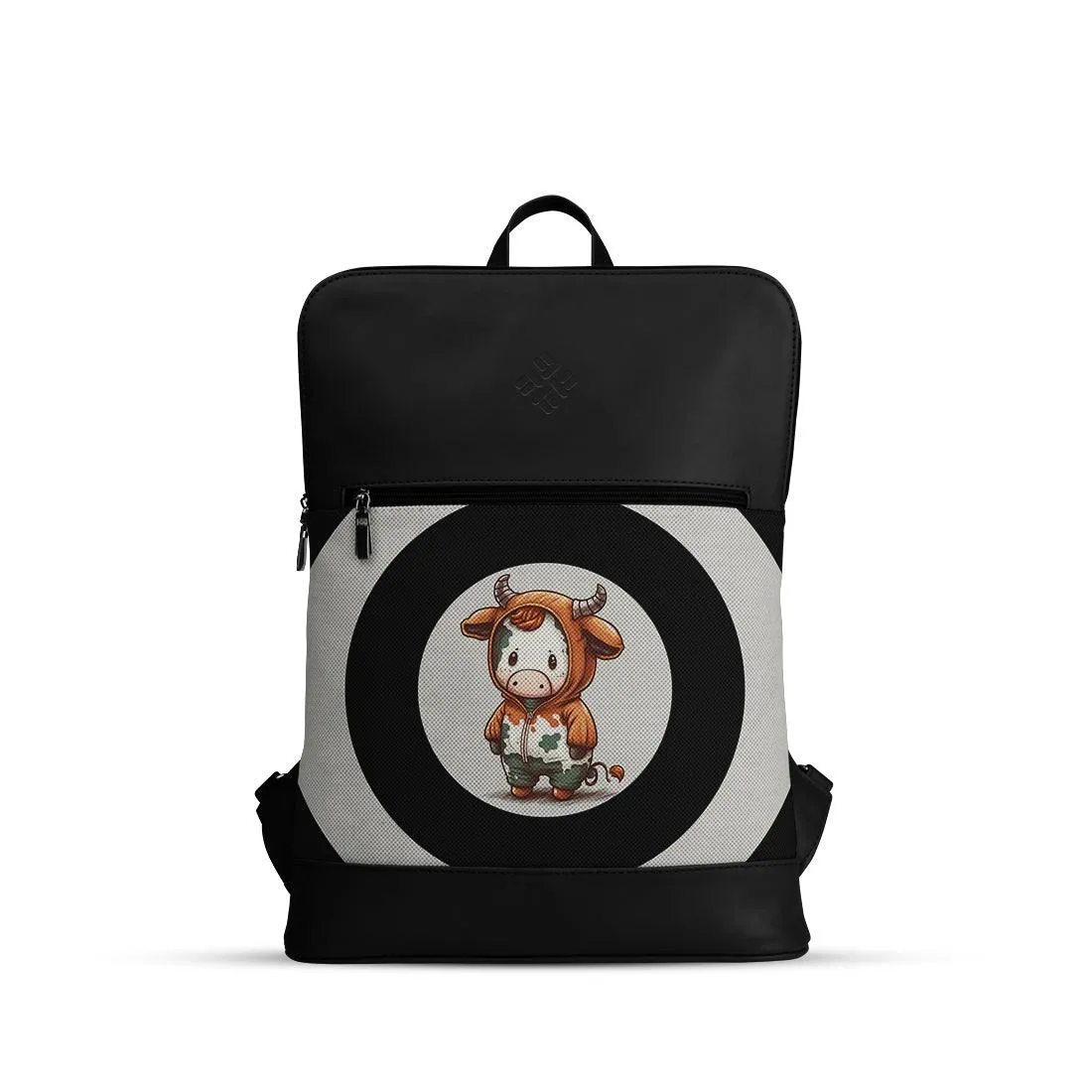 Black Orbit Laptop Backpack Cow