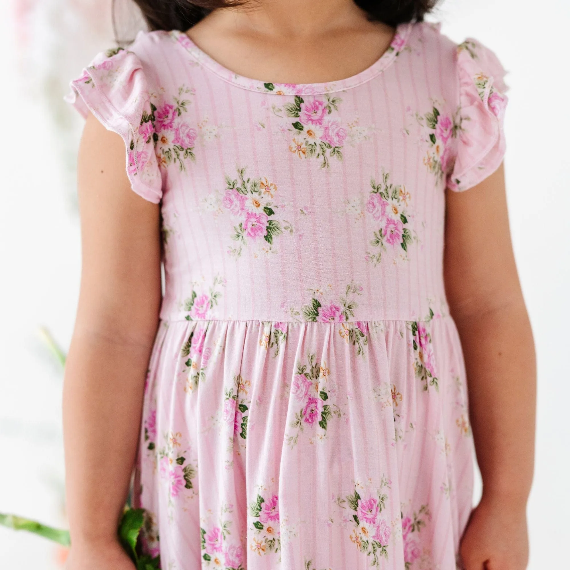 Blooming Bouquet Girls Dress & Shorts Set