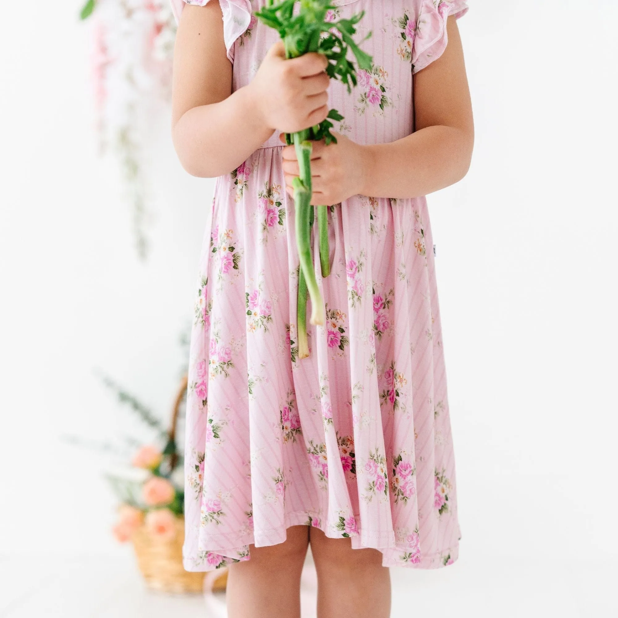 Blooming Bouquet Girls Dress & Shorts Set