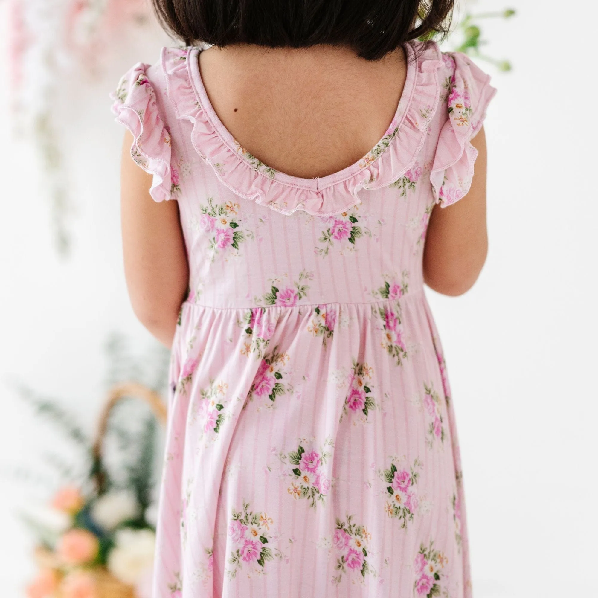 Blooming Bouquet Girls Dress & Shorts Set