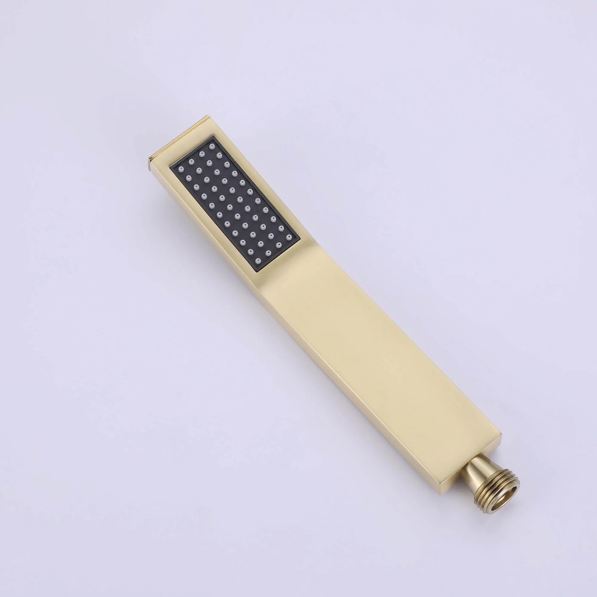 Brushed Gold Waterfall Spout Bathtub Faucet with Hand Shower RB1087