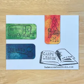 Camping Themed Magnetic Bookmark Set