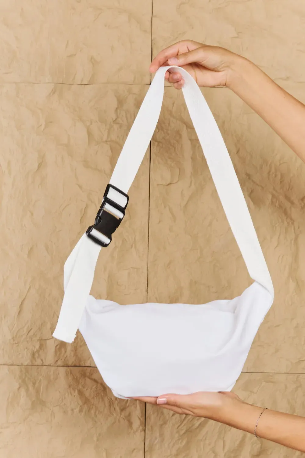 Clear Zipper Pocket Fanny Pack Bag