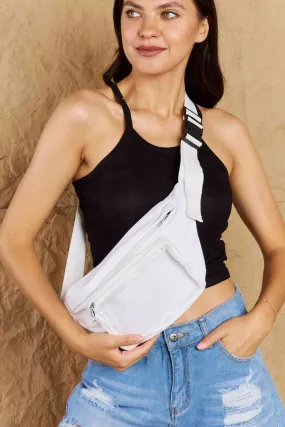 Clear Zipper Pocket Fanny Pack Bag