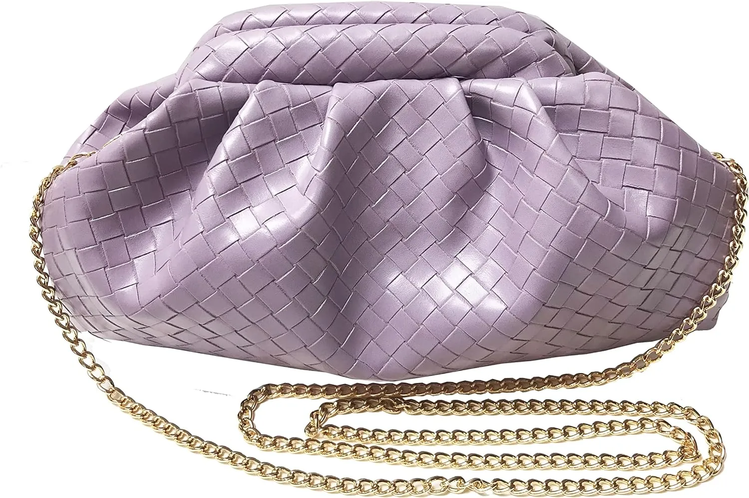 Cocktail Party Cloud Style Green Clutch Evening Bag