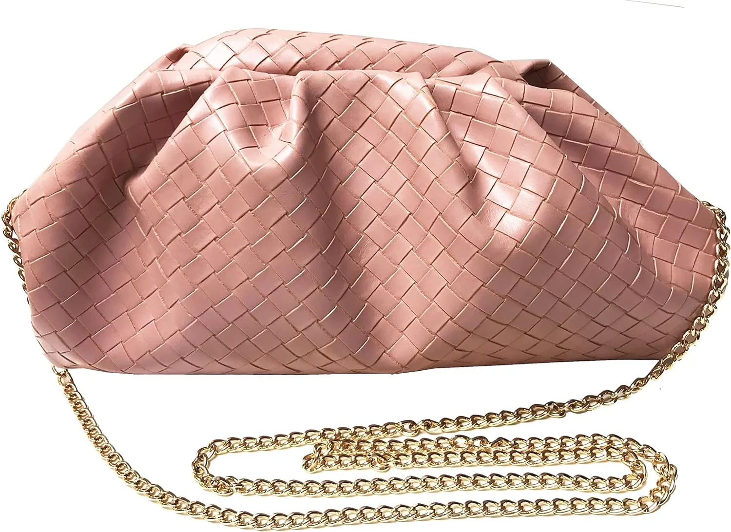 Cocktail Party Cloud Style Green Clutch Evening Bag