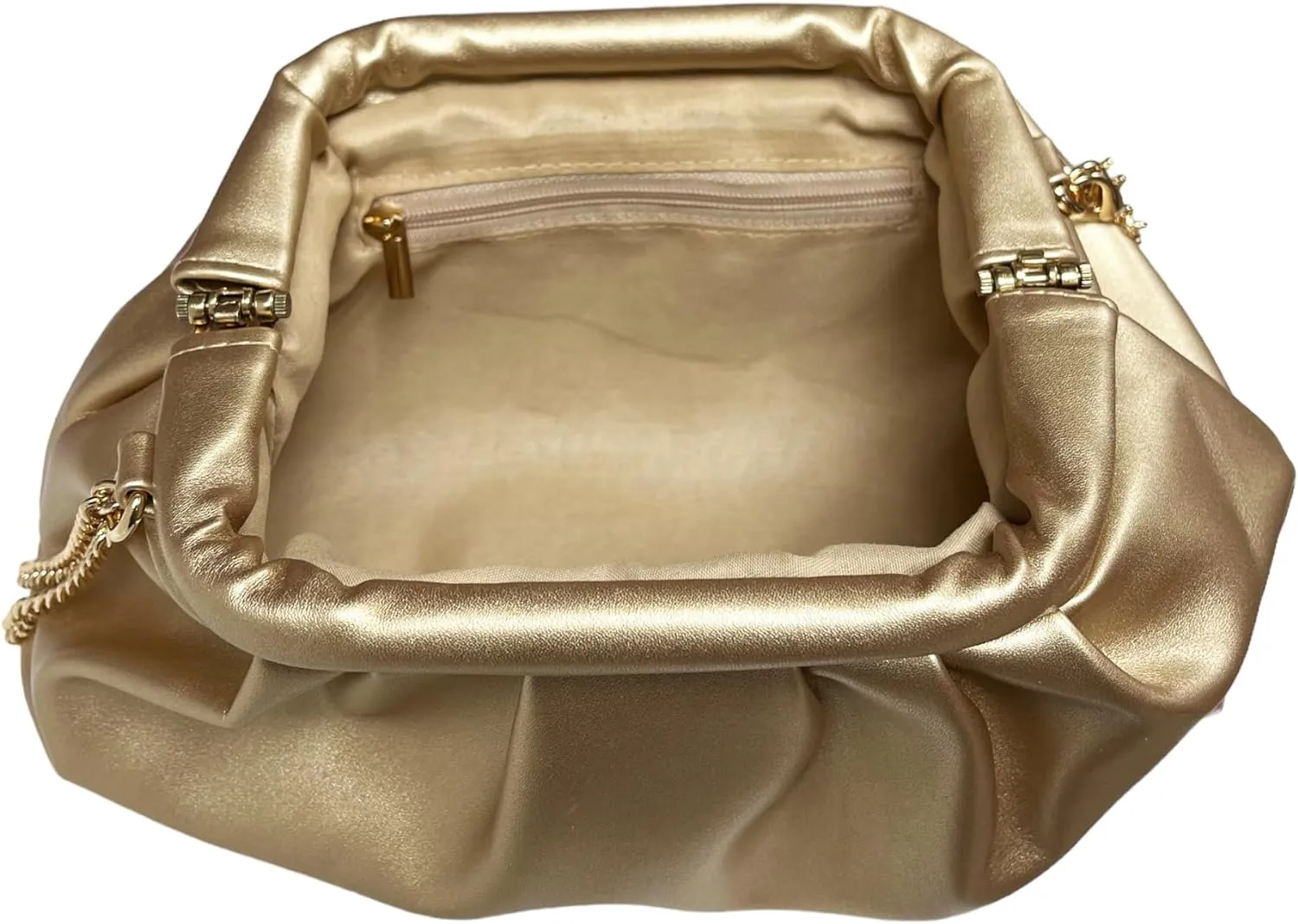 Cocktail Party Cloud Style Green Clutch Evening Bag