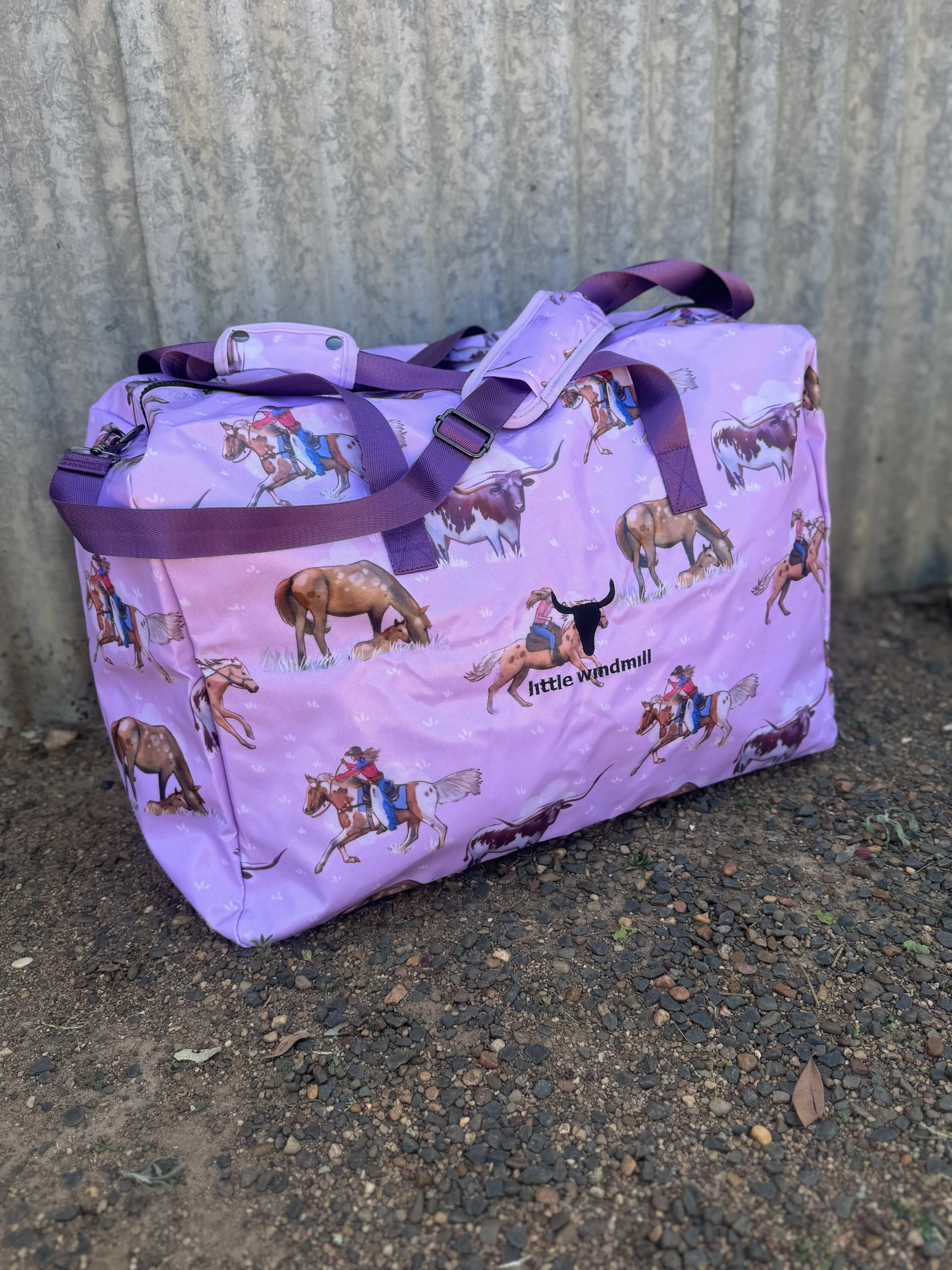 Cowgirl Up Duffle PVC Bag