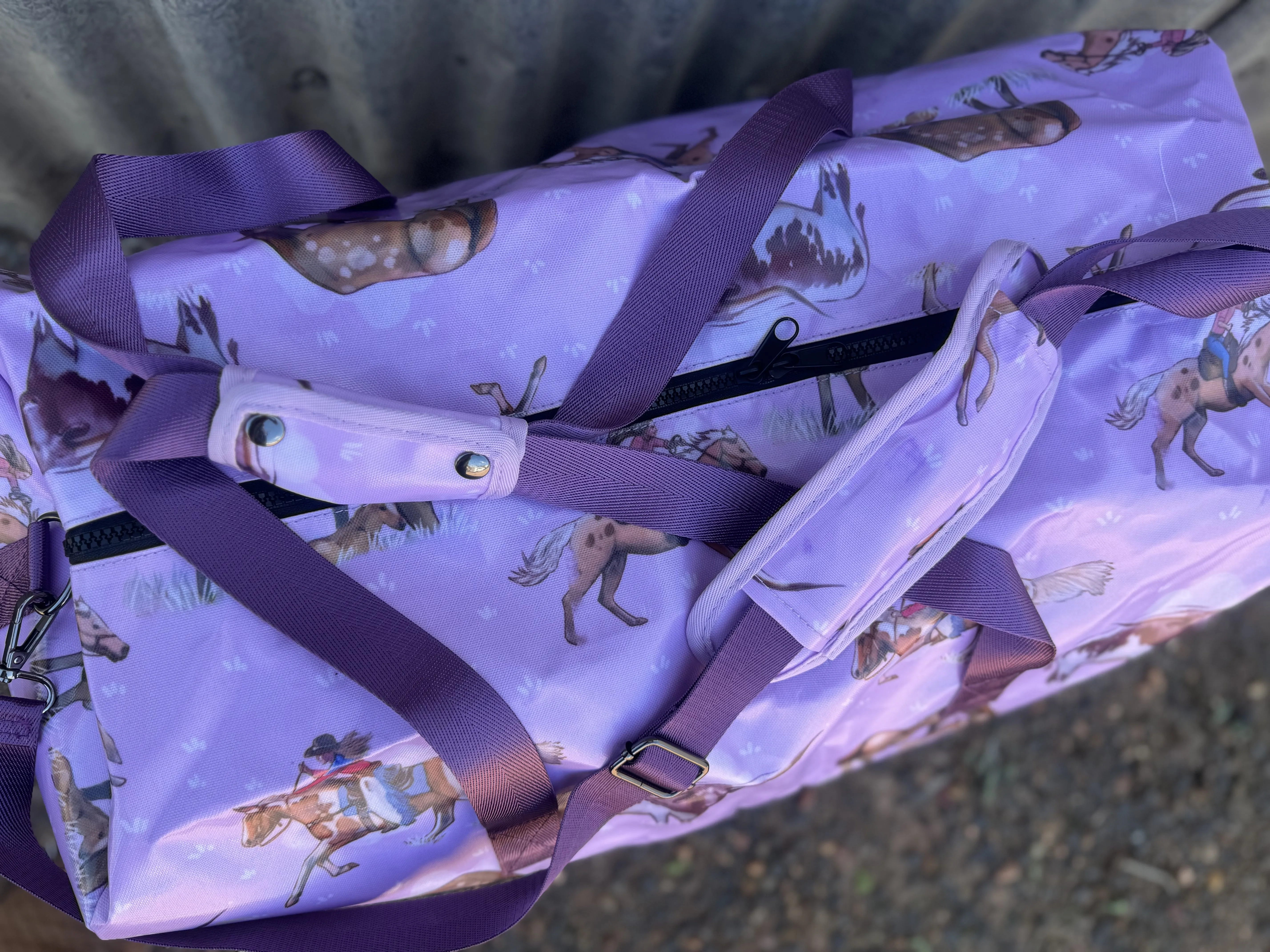Cowgirl Up Duffle PVC Bag