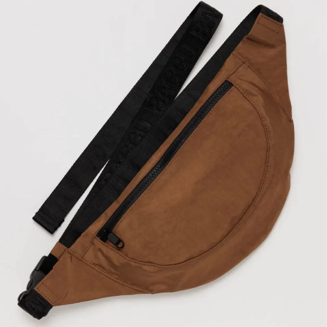 Crescent Fanny Pack (Brown)