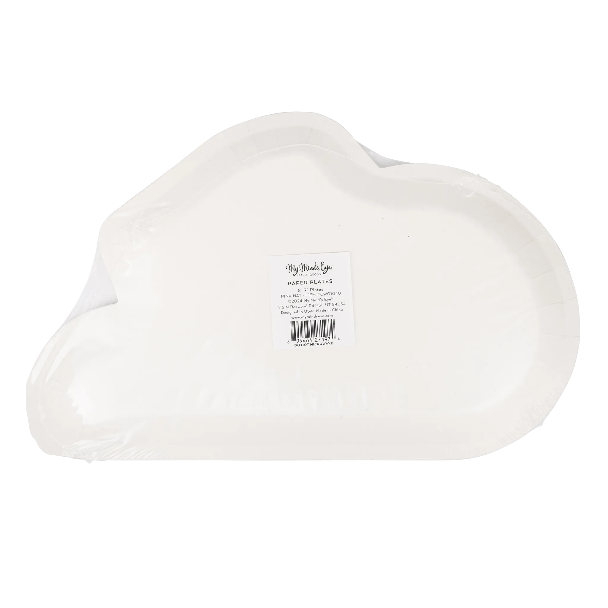 CWG1040 - Hat Shaped Paper Plate