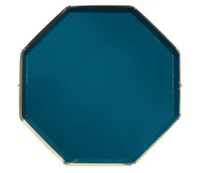 Dark Teal Plate Large