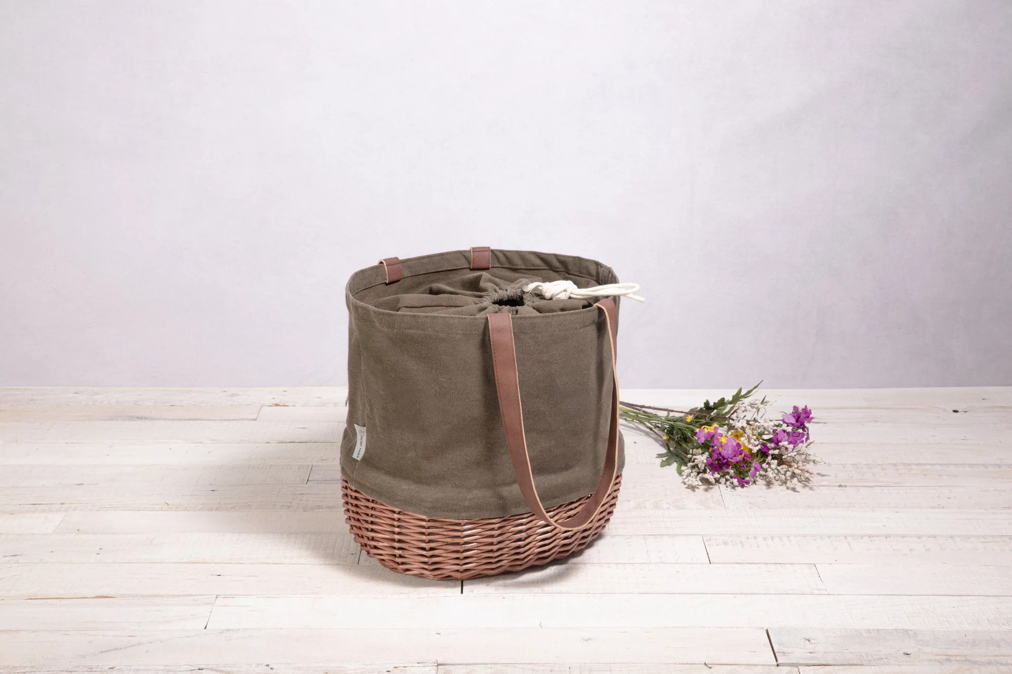 Detroit Lions - Coronado Canvas and Willow Basket Tote