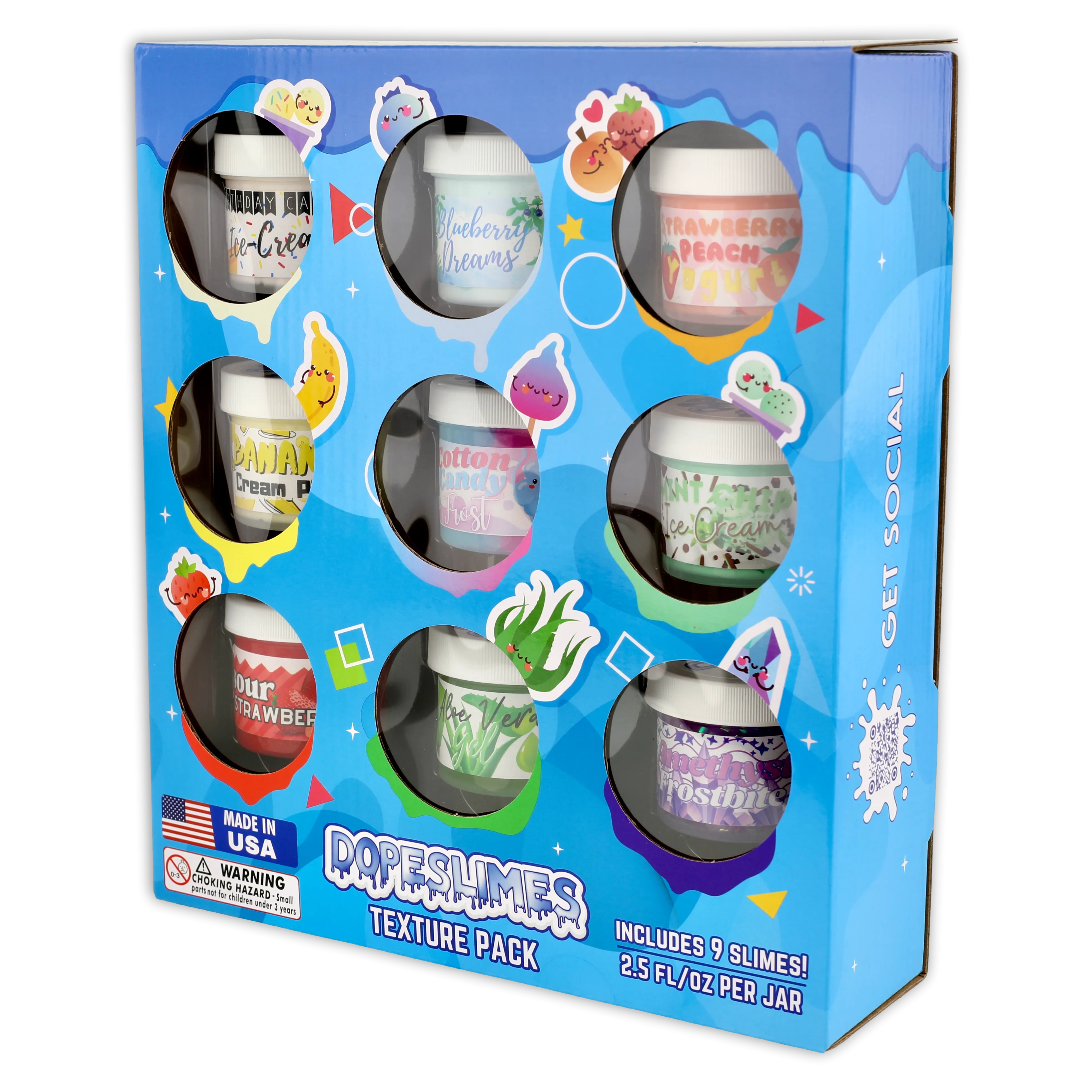 Dope Slimes Best Seller Slime Texture Pack - Wholesale Pack of 10