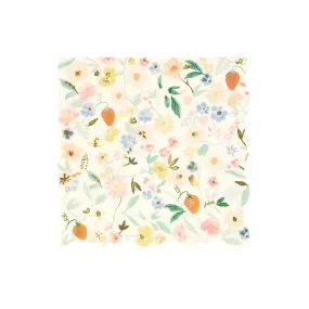 Elegant Floral Large Napkins