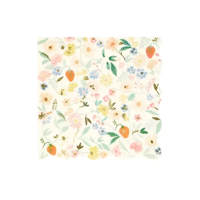 Elegant Floral Large Napkins