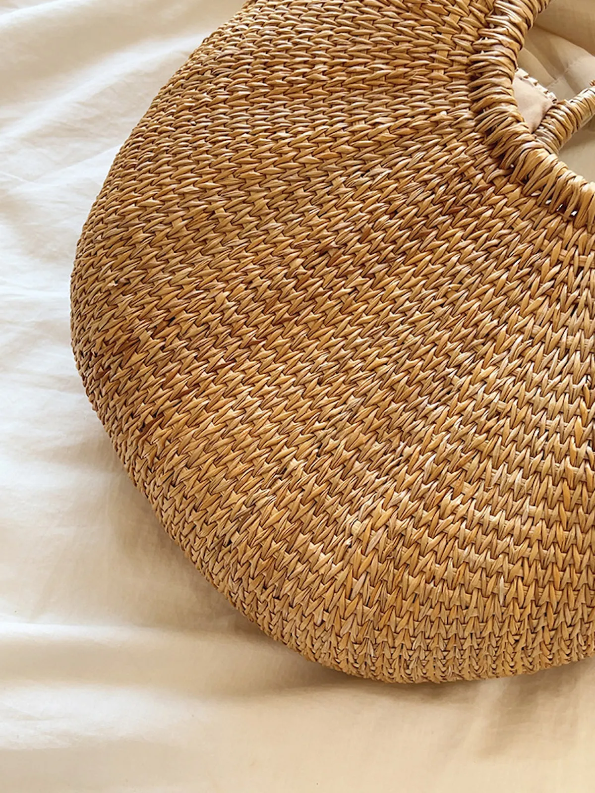 Elena Handbags Handmade Summer Straw Purse