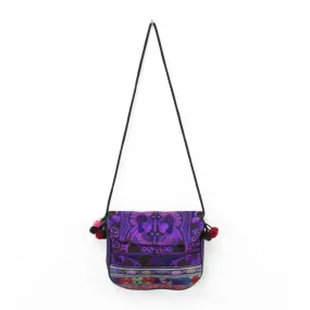Embroidered Birds Crossbody Bag - Thailand