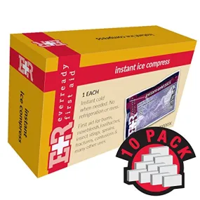 Ever Ready First Aid Instant Cold Pack, Small, in Kit Unit Box, 10 Count